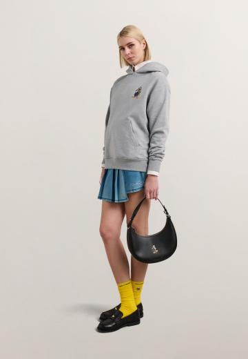 Пуловер с капюшоном