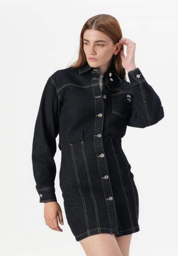 Джинсовое платье