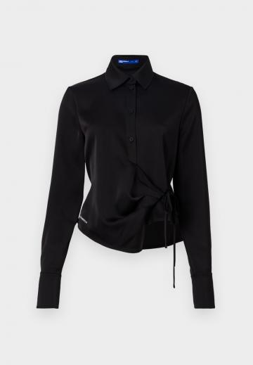 Атласная блузка