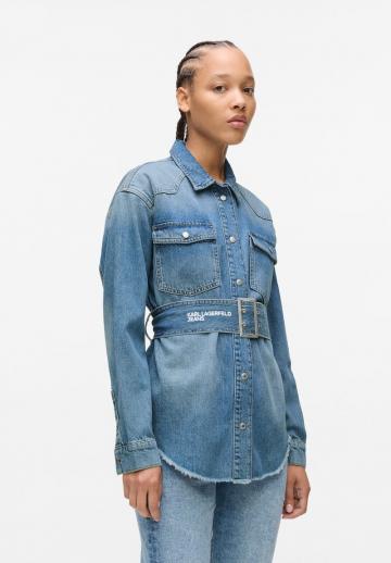 Джинсовая блузка