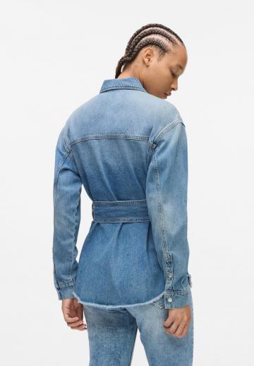 Джинсовая блузка