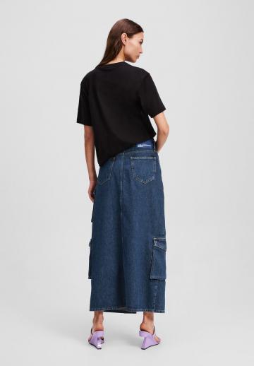 Юбка с накладными карманами