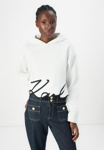 Пуловер с капюшоном