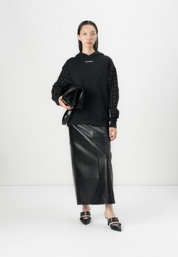 Пуловер с капюшоном