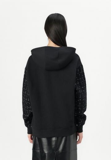 Пуловер с капюшоном