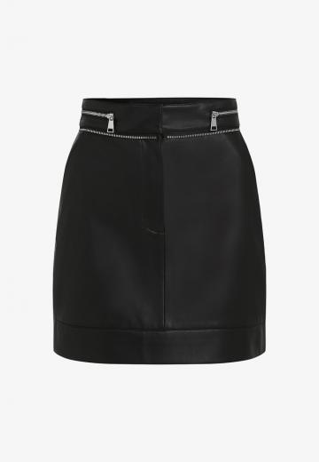 Кожаная юбка