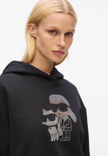 Пуловер с капюшоном