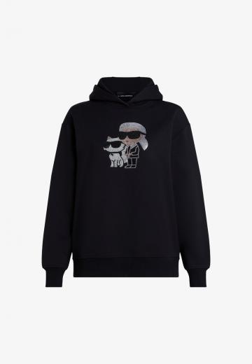 Пуловер с капюшоном