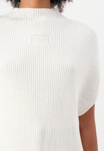 Пуловер с коротким рукавом