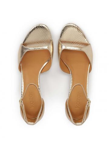 Туфли с открытым носом