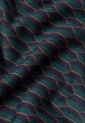 Жаккардовая вязаная кофта