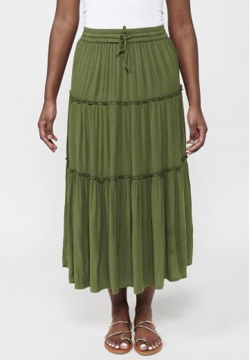 Юбка с воланами