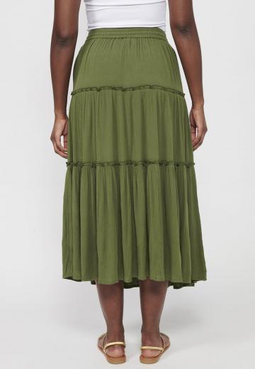 Юбка с воланами