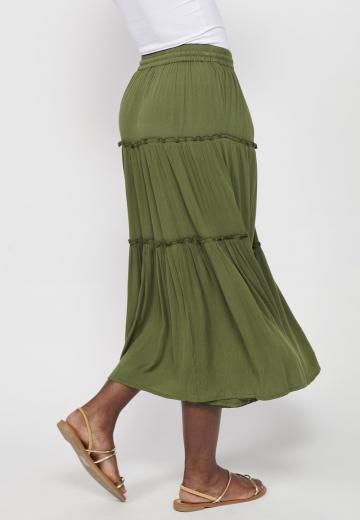 Юбка с воланами