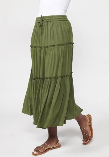 Юбка с воланами