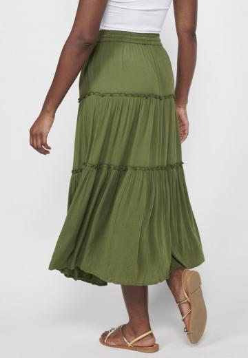 Юбка с воланами