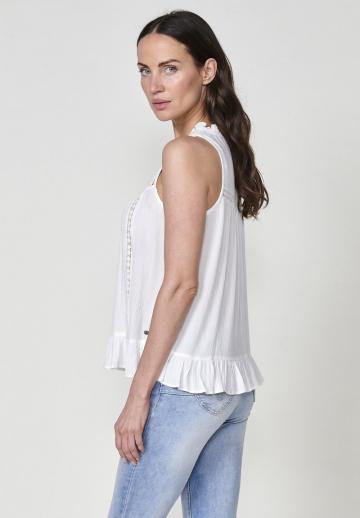 Блузка без рукавов