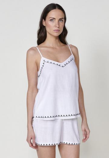 Топ на бретельках