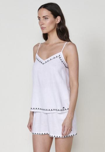 Топ на бретельках