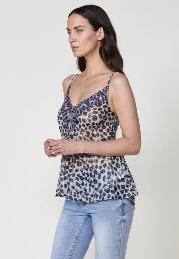 Топ на бретельках