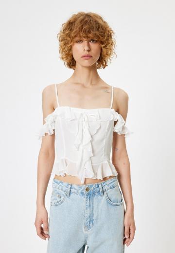 Топ на бретельках