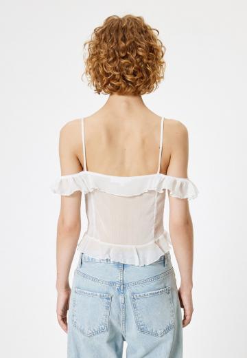 Топ на бретельках