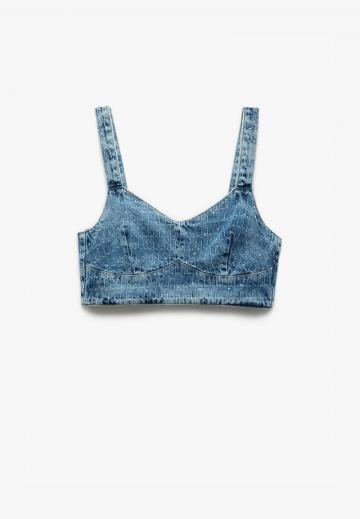 Джинсовая жилетка