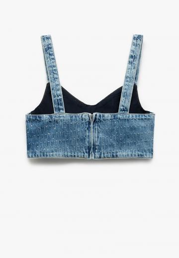 Джинсовая жилетка