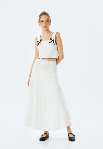 Юбка с воланами