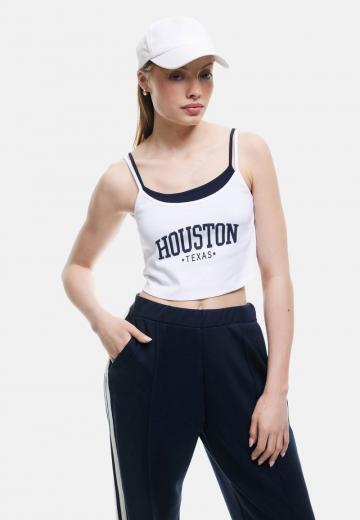 Топ на бретельках