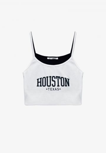 Топ на бретельках