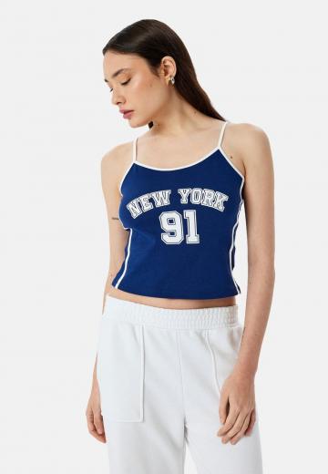 Топ на бретельках