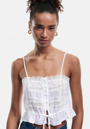 Топ на бретельках