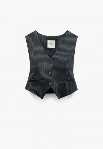 Джинсовая жилетка