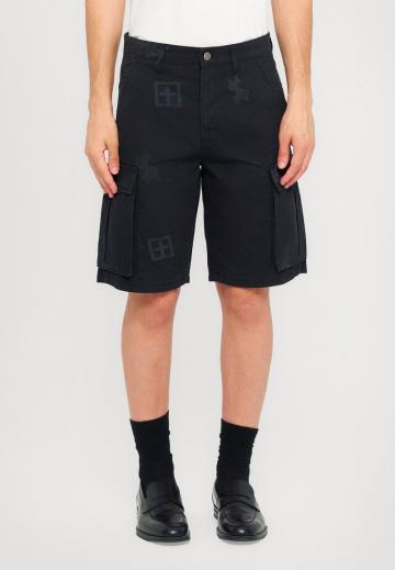 Брюки с накладными карманами