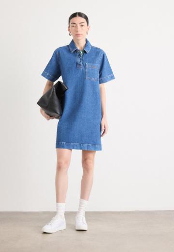 Джинсовое платье