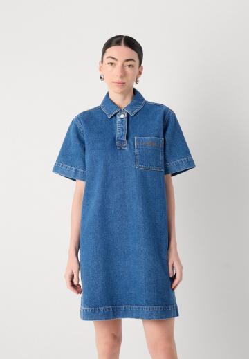 Джинсовое платье