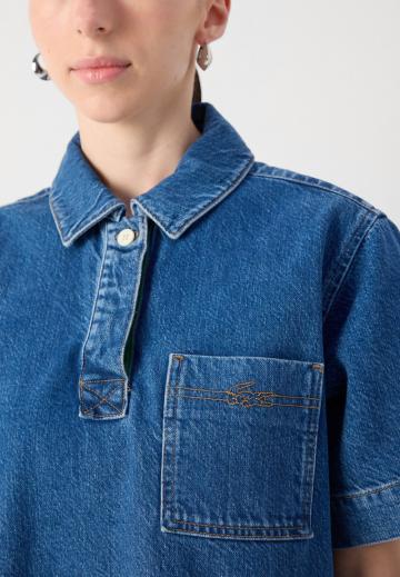 Джинсовое платье