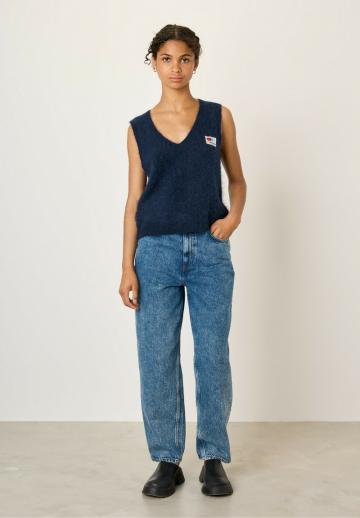 Пуловер без рукавов