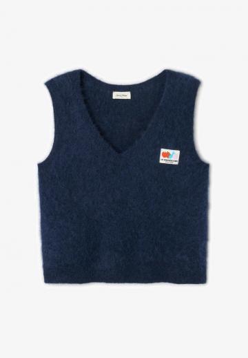 Пуловер без рукавов