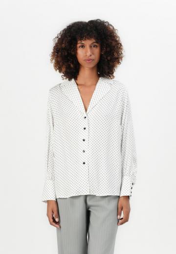 Атласная блузка