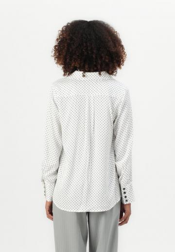 Атласная блузка