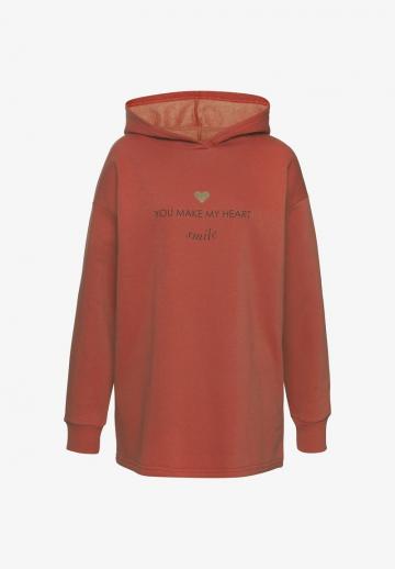 Пуловер с капюшоном