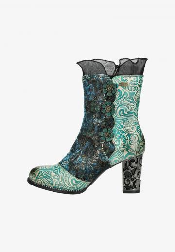 Полусапожки на высоком каблуке