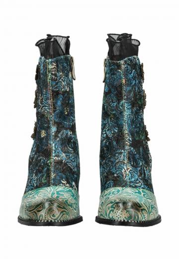 Полусапожки на высоком каблуке