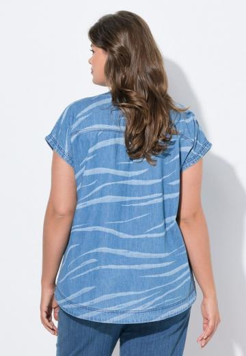 Джинсовая блузка