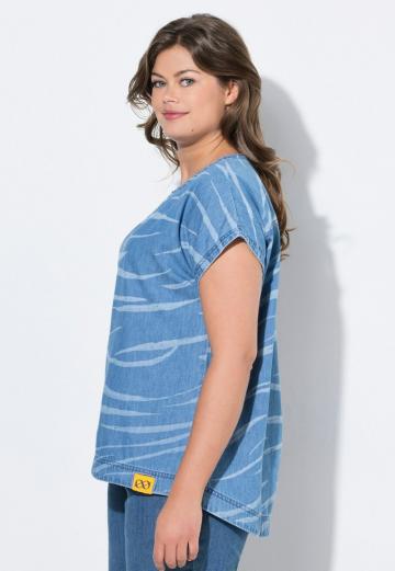 Джинсовая блузка