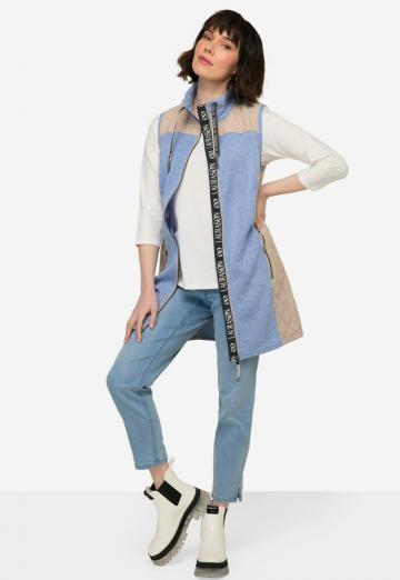 Длинный жилет