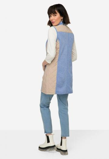 Длинный жилет