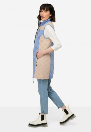 Длинный жилет